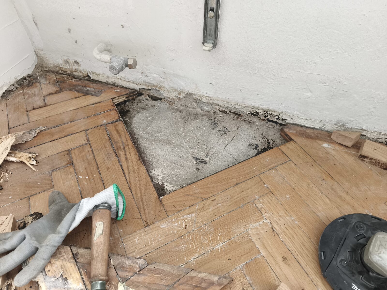 Hrastov parket ribja kost